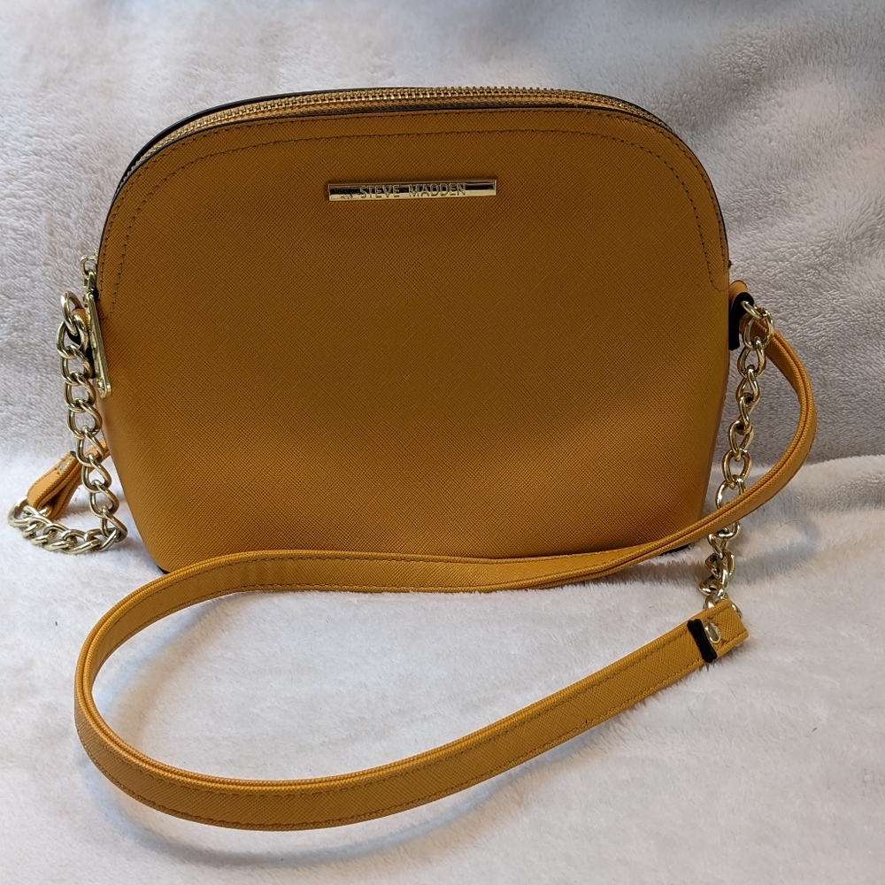 Steve Madden Mustard B Marilyn Crossbody Bag